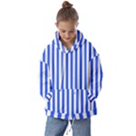 Blue Stripes, Sticker, Stickers Kids  Oversized Hoodie