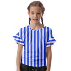 Kids  Cut Out Flutter Sleeves 