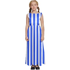 Kids  Satin Sleeveless Maxi Dress 