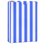 Blue Stripes, Sticker, Stickers Playing Cards Single Design (Rectangle) with Custom Box