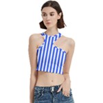 Blue Stripes, Sticker, Stickers Cut Out Top