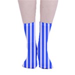 Blue Stripes, Sticker, Stickers Smooth Crew Length Tube Socks