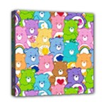 Care Bears, Adorable, Art Mini Canvas 8  x 8  (Stretched)