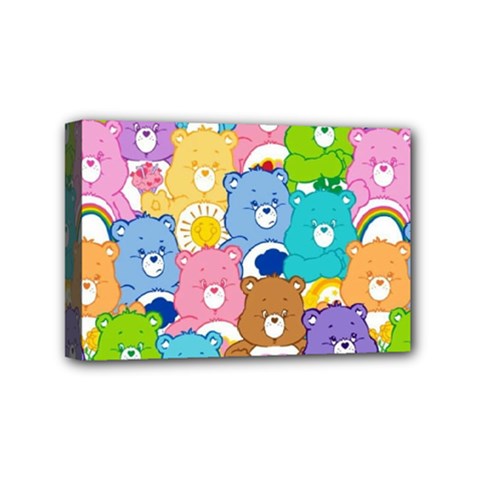 Care Bears, Adorable, Art Mini Canvas 6  x 4  (Stretched) from ArtsNow.com