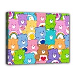 Care Bears, Adorable, Art Canvas 14  x 11  (Stretched)