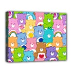 Care Bears, Adorable, Art Deluxe Canvas 20  x 16  (Stretched)