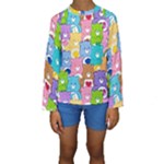 Care Bears, Adorable, Art Kids  Long Sleeve Swimwear