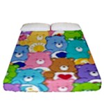 Care Bears, Adorable, Art Fitted Sheet (Queen Size)