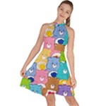 Care Bears, Adorable, Art Sleeveless Halter Neck A-Line Dress