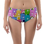 Care Bears, Adorable, Art Reversible Mid-Waist Bikini Bottoms