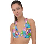 Care Bears, Adorable, Art Halter Plunge Bikini Top