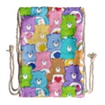 Care Bears, Adorable, Art Drawstring Bag (Large)