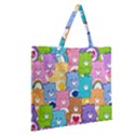 Zipper Large Tote Bag 