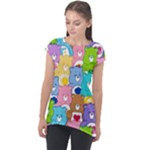 Care Bears, Adorable, Art Cap Sleeve High Low Top