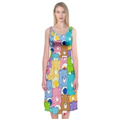 Care Bears, Adorable, Art Midi Sleeveless Dress from ArtsNow.com