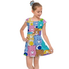 Kids  Cap Sleeve Dress 