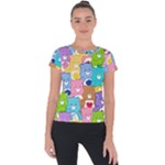 Care Bears, Adorable, Art Short Sleeve Sports Top 