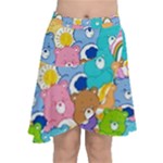 Care Bears, Adorable, Art Chiffon Wrap Front Skirt