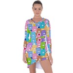 Care Bears, Adorable, Art Asymmetric Cut-Out Shift Dress