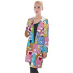 Care Bears, Adorable, Art Hooded Pocket Cardigan