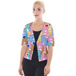 Care Bears, Adorable, Art Cropped Button Cardigan