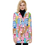 Care Bears, Adorable, Art Button Up Hooded Coat 