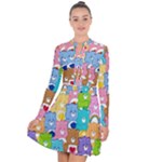 Care Bears, Adorable, Art Long Sleeve Panel Dress