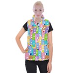 Care Bears, Adorable, Art Women s Button Up Vest