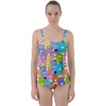 Care Bears, Adorable, Art Twist Front Tankini Set