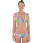 Care Bears, Adorable, Art Cross Back Hipster Bikini Set