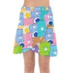 Care Bears, Adorable, Art Wrap Front Skirt