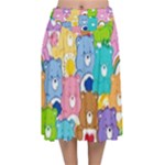 Care Bears, Adorable, Art Velvet Flared Midi Skirt