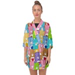 Care Bears, Adorable, Art Half Sleeve Chiffon Kimono