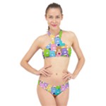 Care Bears, Adorable, Art High Neck Bikini Set