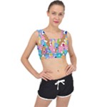 Care Bears, Adorable, Art V-Back Sports Bra