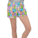 Care Bears, Adorable, Art Women s Velour Lounge Shorts