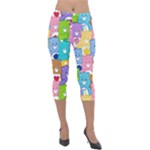 Care Bears, Adorable, Art Lightweight Velour Capri Leggings 