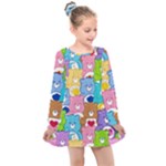 Care Bears, Adorable, Art Kids  Long Sleeve Dress