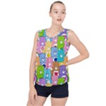 Care Bears, Adorable, Art Bubble Hem Chiffon Tank Top