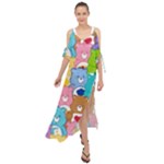 Care Bears, Adorable, Art Maxi Chiffon Cover Up Dress