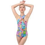 Care Bears, Adorable, Art Cross Front Low Back Swimsuit