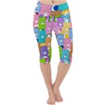 Care Bears, Adorable, Art Lightweight Velour Cropped Yoga Leggings