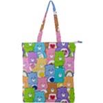 Care Bears, Adorable, Art Double Zip Up Tote Bag