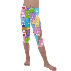 Kids  Lightweight Velour Capri Leggings  