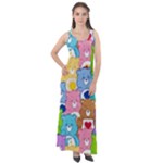 Care Bears, Adorable, Art Sleeveless Velour Maxi Dress