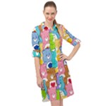 Care Bears, Adorable, Art Long Sleeve Mini Shirt Dress