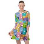 Care Bears, Adorable, Art Mini Skater Shirt Dress