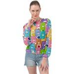 Care Bears, Adorable, Art Banded Bottom Chiffon Top