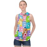 Care Bears, Adorable, Art High Neck Satin Top