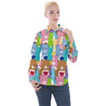 Care Bears, Adorable, Art Women s Long Sleeve Pocket Shirt